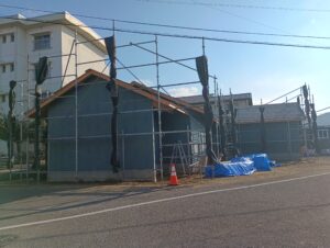 諫早市　新ショールーム上棟しました!!!