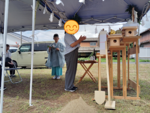 地鎮祭　高来町S様邸